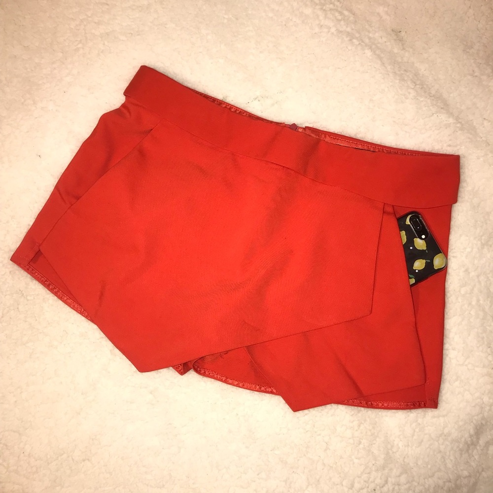 Zara Orange Skort